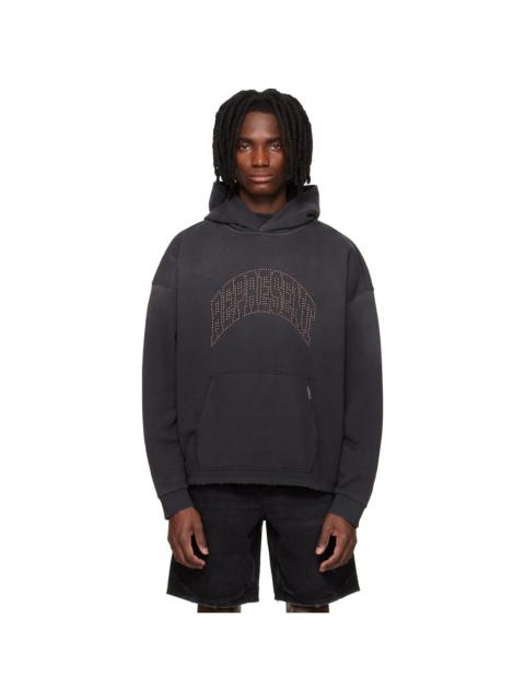 REPRESENT Black 'Represent' Embellished Hoodie