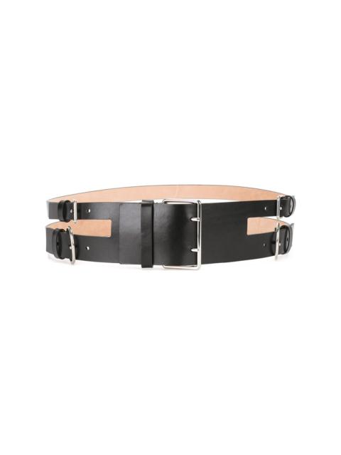 Alexander McQueen multi buckle belt