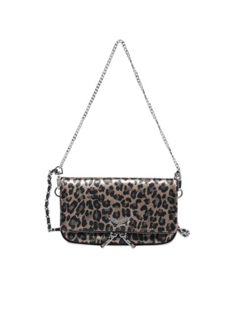 Zadig & Voltaire Nano Rock leopard-effect shoulder bag