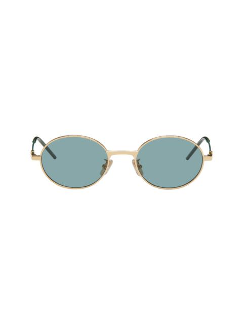 Givenchy Gold GV Speed Sunglasses