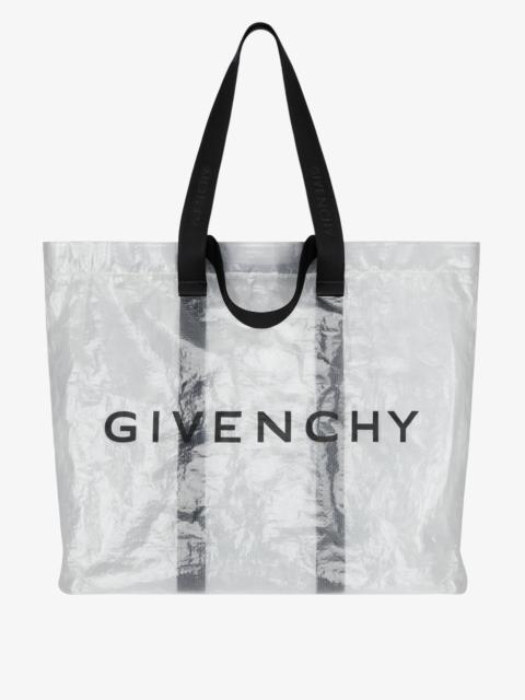 Givenchy G-SHOPPER XL TRANSPARENT TOTE SHOPPING BAG