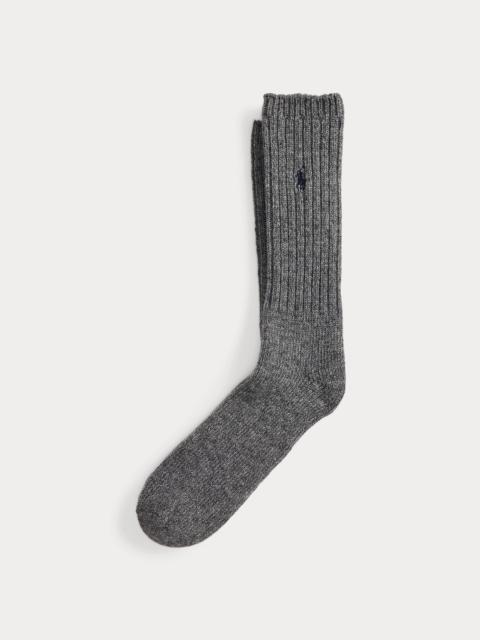 Polo Ralph Lauren Ribbed Wool-Blend Boot Socks