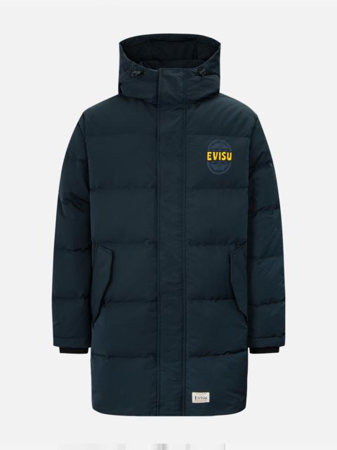 EVISU EVISU SQUAD DAICOCK PRINT DOWN COAT