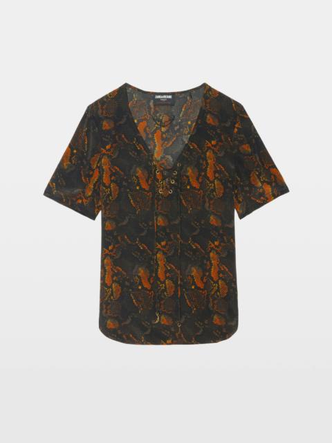 Zadig & Voltaire Terzo Top 100% Silk
