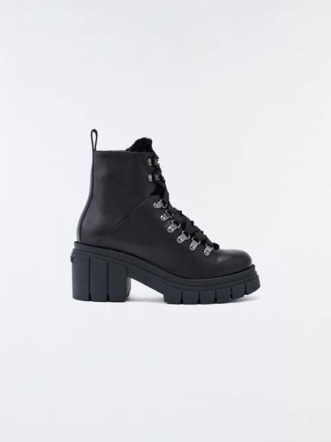 MACKAGE SUMMIT shearling-lined lamb leather ankle boot for women