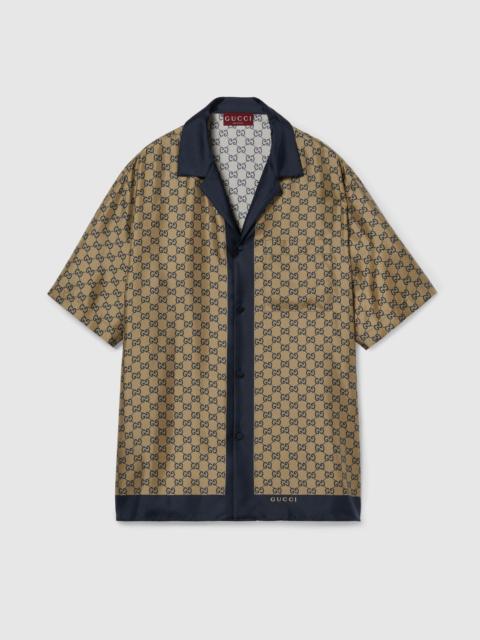 GUCCI Printed silk shirt