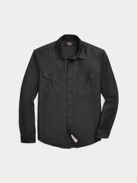 RRL by Ralph Lauren Cotton-Linen Sateen Workshirt