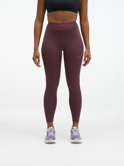 HOKA Women's Novafly Run Tights 25" in Deep Mauve