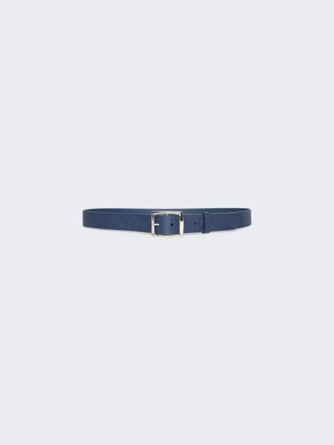 GUCCI GG-debossed leather belt