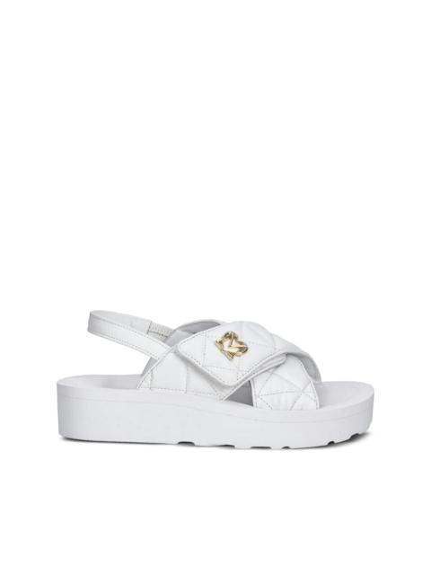Moschino quilted sandals