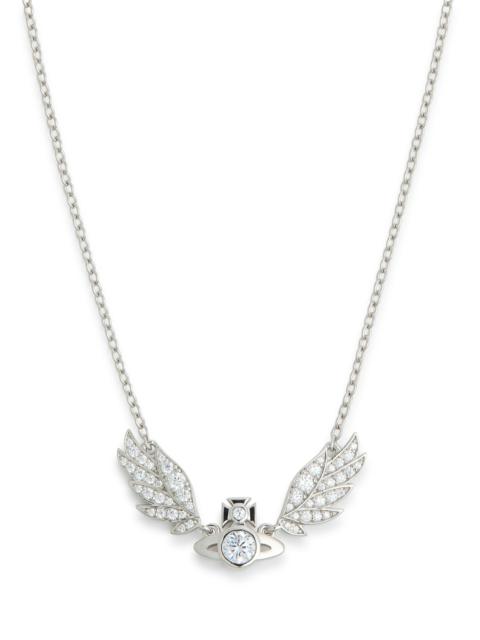 Vivienne Westwood Dawna embellished wings necklace