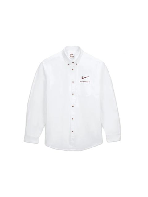 Supreme Supreme Nike Cotton Twill Shirt White