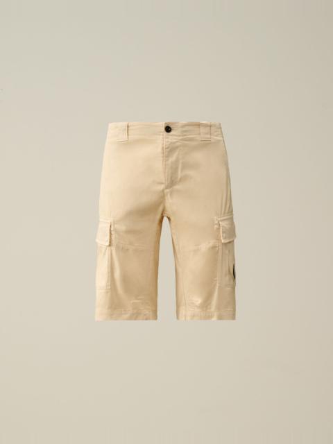 Stretch Sateen Cargo Shorts