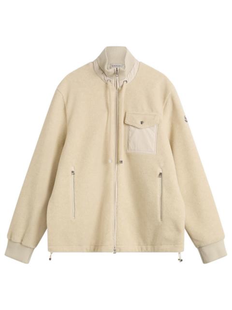 Moncler Moncler Teddy Fleece Zip Up Fleece