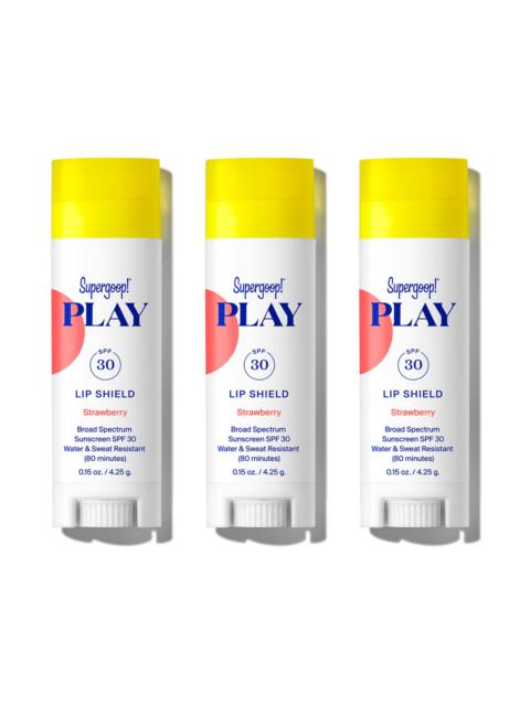 Supergoop PLAY Lip Shield SPF 30 Strawberry