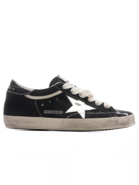 Golden Goose WOMEN'S SUPER STAR VELVET - DARK GREY/SILVER