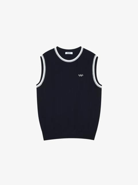 A.P.C. SLEEVELESS SWEATER