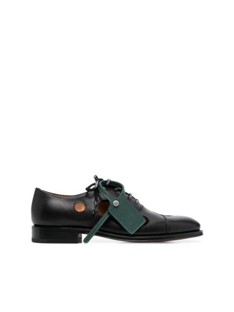 Off-White x Church's Meteor-holes leather Oxford shoes
