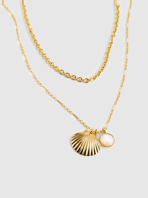 Madewell Three-Pack Mother-of-Pearl Necklace Set