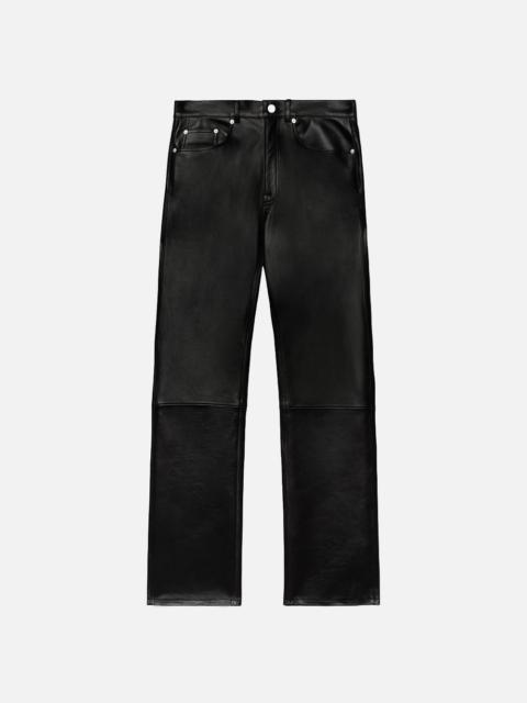 FRAME Ritz Men's Leather Pant in Black