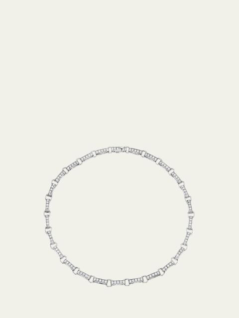 SYDNEY EVAN 14K White Gold Diamond Pave Necklace