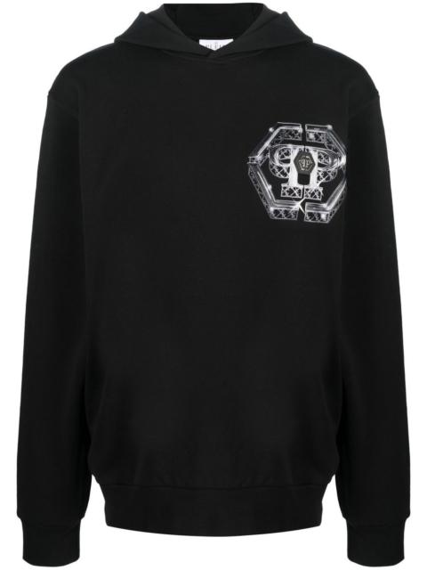 PHILIPP PLEIN Dark Romance logo-print hoodie