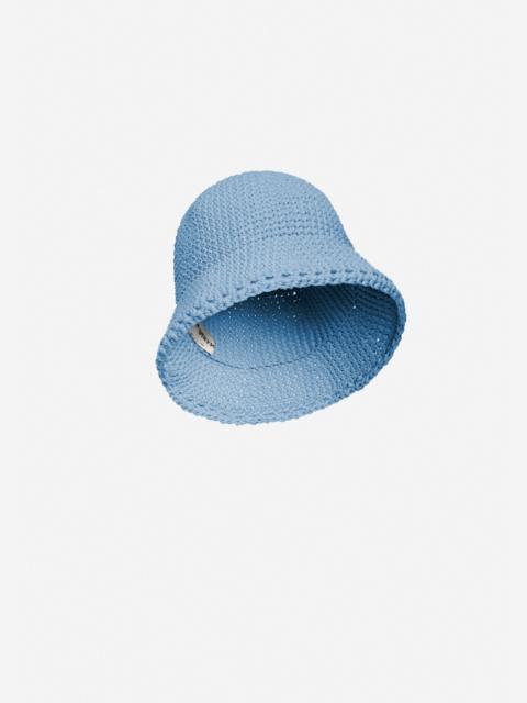 MAGDA BUTRYM Crochet bucket hat in light blue