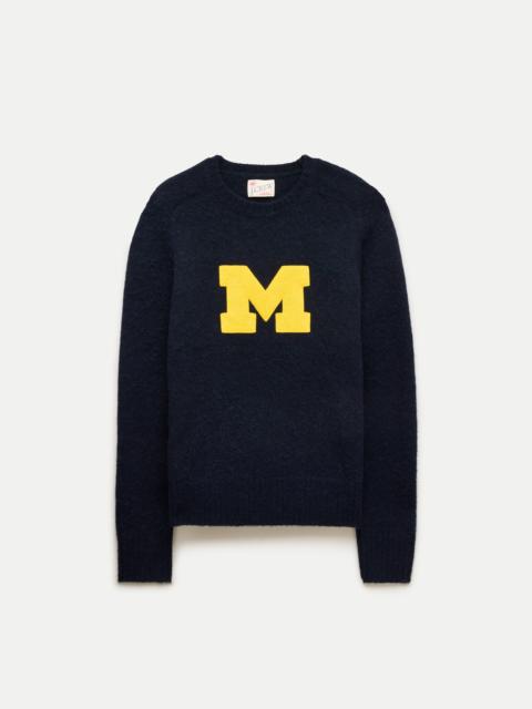 J.CREW '47 x J.Crew brushed wool Michigan sweater