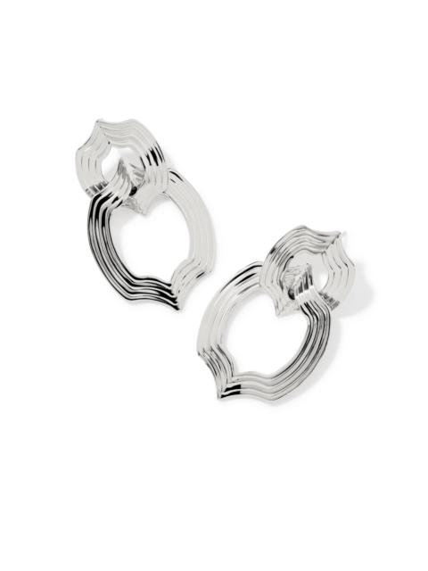 KENDRA SCOTT Nova Silver Statement Earrings