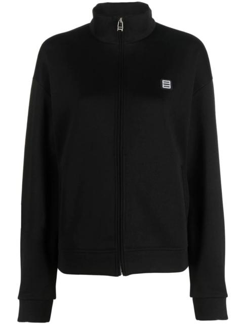 Ambush logo-patch zip-up sweatshirt