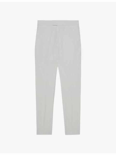 REISS Found Drawstring-Waist Slim-Fit Stretch-Woven Trousers