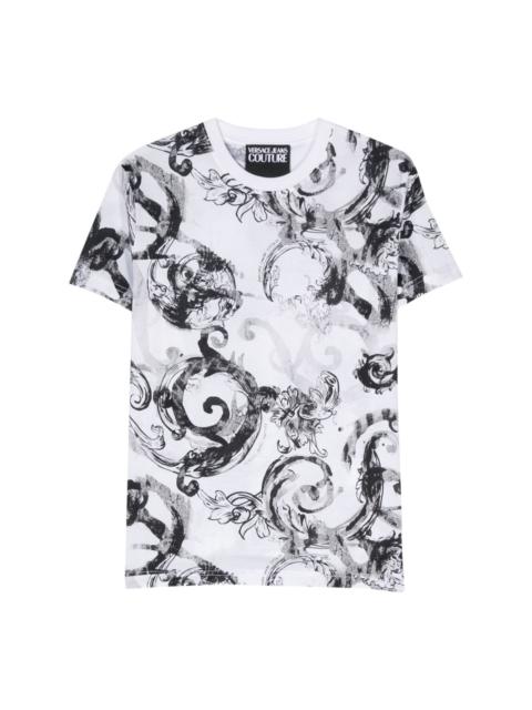 Baroque-print cotton T-shirt
