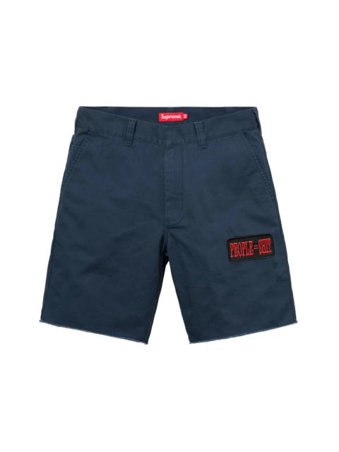 Supreme Supreme People = Shit Work Short Light Navy