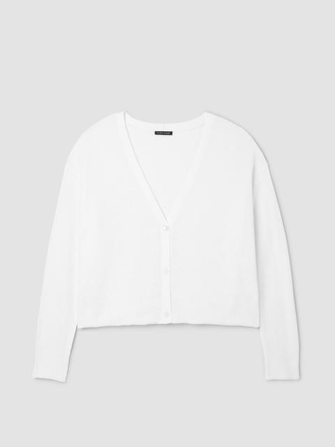 EILEEN FISHER Organic Linen Cotton Slouchy Cardigan