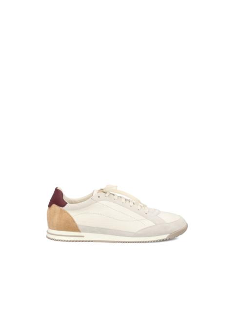 Brunello Cucinelli panelled lace-up sneakers