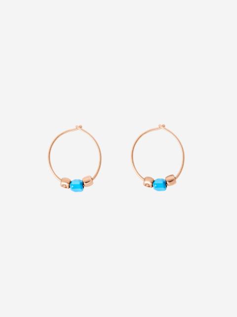 DoDo Rose Gold & Ceramic Mini Granelli Earrings