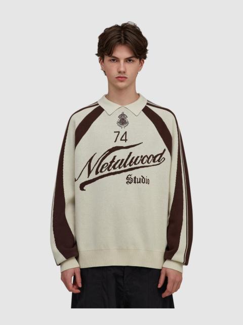 Metalwood Studio Knit football sweater