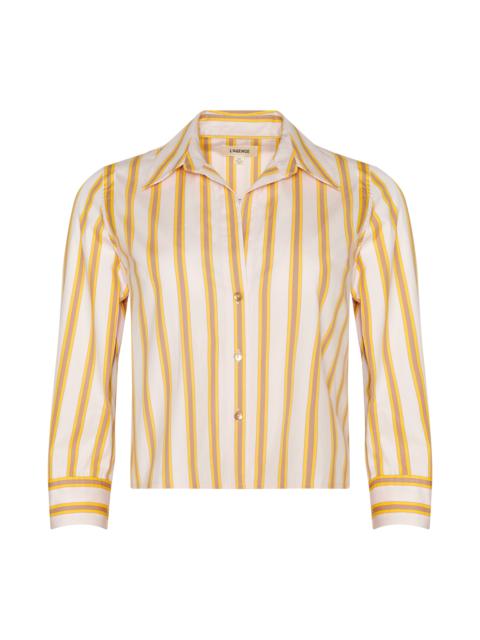 L'AGENCE Fawn Desert Print Shirt