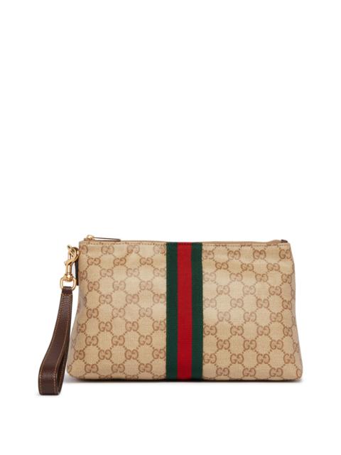 GUCCI Beige GG Medium Pouch