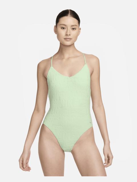 Nike Women's Swim Retro Flow T-Back One-Piece Swimsuit