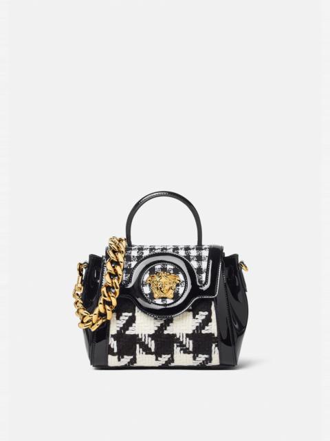 VERSACE La Medusa Small Tweed Handbag
