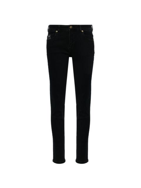 logo-plaque skinny jeans