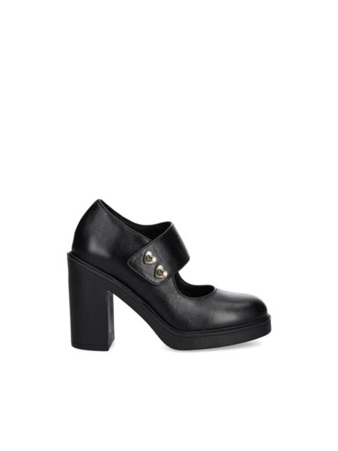 Moschino heart-detail heeled pumps