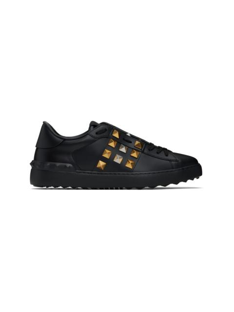 Valentino Black Rockstud Untitled Sneakers