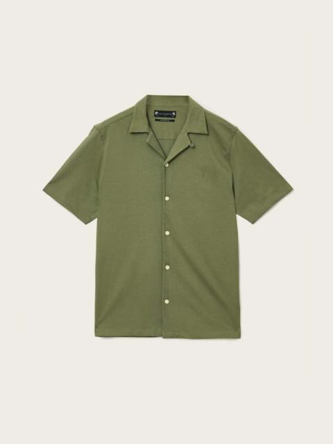 ALLSAINTS HUDSON RELAXED FIT RAMSKULL SHIRT