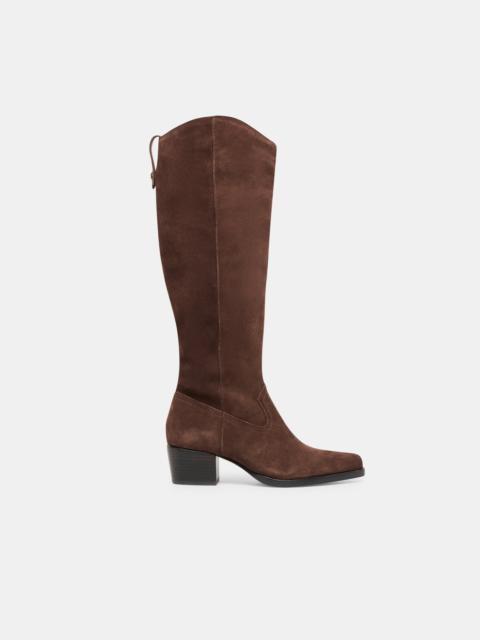 dolce vita VIRONA H2O WIDE CALF BOOTS DK BROWN SUEDE