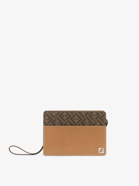 FENDI Squared FF Standing Clutch