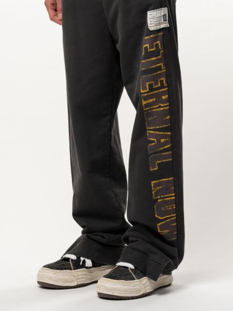 Maison MIHARAYASUHIRO Folded College Logo Sweat Pants