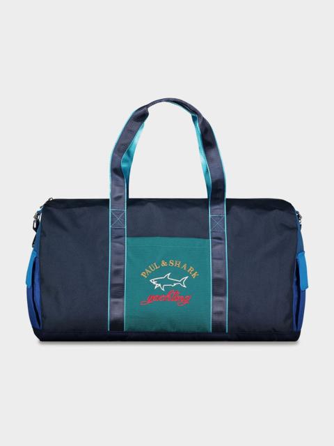 Paul & Shark Color Block Duffle With Embroidered Logo