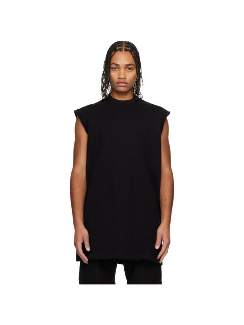 Rick Owens Black Concordians Splintered Tarp T-shirt